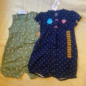 carter 12 month old little girl one pieces